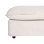 Puf Beige Dm-Tejido Salón 100 X 100 X 42 cm