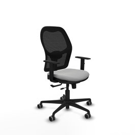 PIQUERAS Y CRESPO Silla de oficina Jorquera Gris claro y Negro
