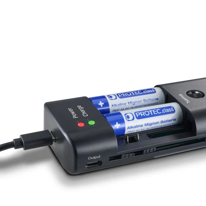 Hama Cargador de Pilas Delta Travel Universal para Baterías de Litio y NiMH Negro