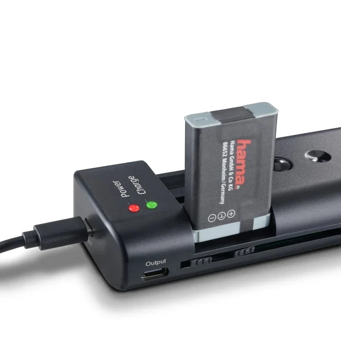 Hama Cargador de Pilas Delta Travel Universal para Baterías de Litio y NiMH Negro