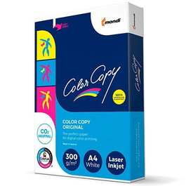 Color Copy Papel Reprográfico Din A4 300 gr Blanco Satinado Mate 125 Hojas (Set de 5 Paquetes) (Set de 5)