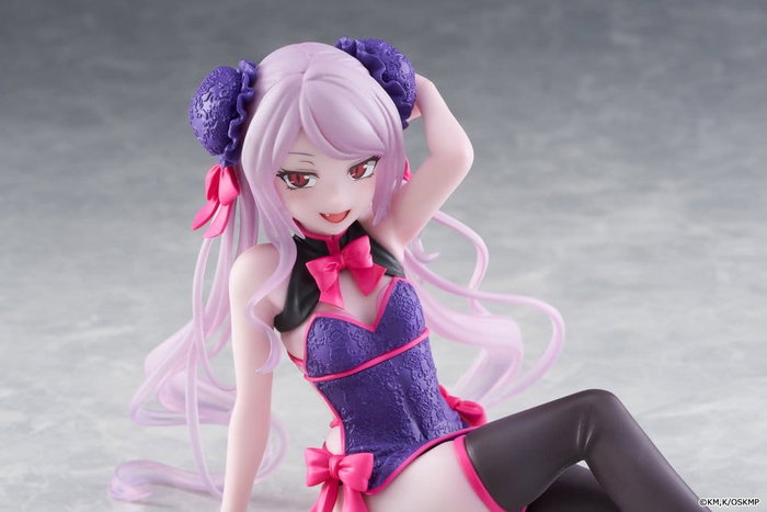 Overlord Desktop Cute Estatua PVC Shalltear Chinese Dress Ver. 13 cm