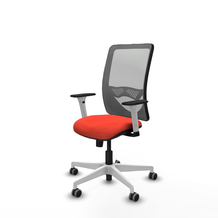 PIQUERAS Y CRESPO Silla de oficina Zulema Naranja oscuro y Gris PIQUERAS Y CRESPO Silla de oficina Zulema Naranja oscuro y Gris