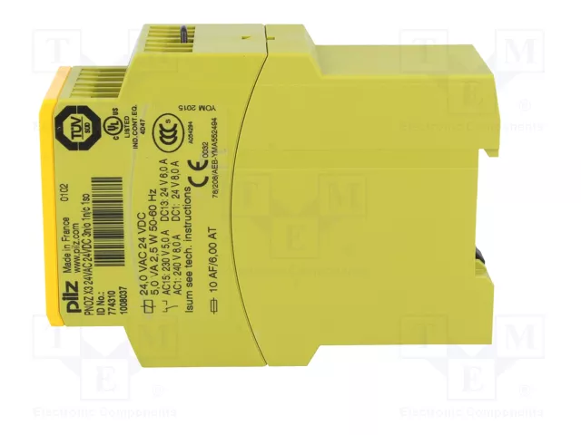 Pilz PNOZ X3 774310 24V AC/DC 3n/o 1n/c Relé de Seguridad Pilz PNOZ X3 774310 24V AC/DC 3n/o 1n/c Relé de Seguridad