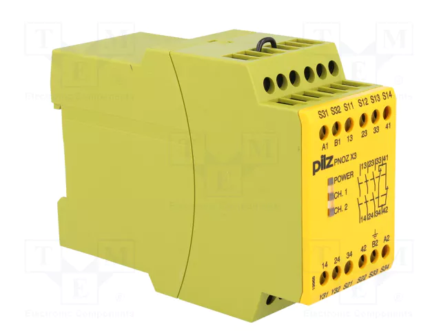 Pilz PNOZ X3 774310 24V AC/DC 3n/o 1n/c Relé de Seguridad Pilz PNOZ X3 774310 24V AC/DC 3n/o 1n/c Relé de Seguridad