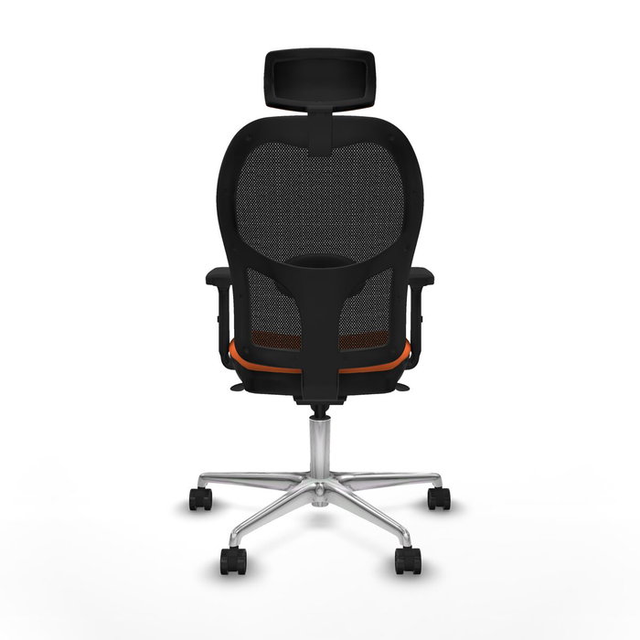 PIQUERAS Y CRESPO Silla de oficina Jorquera Naranja y Negro