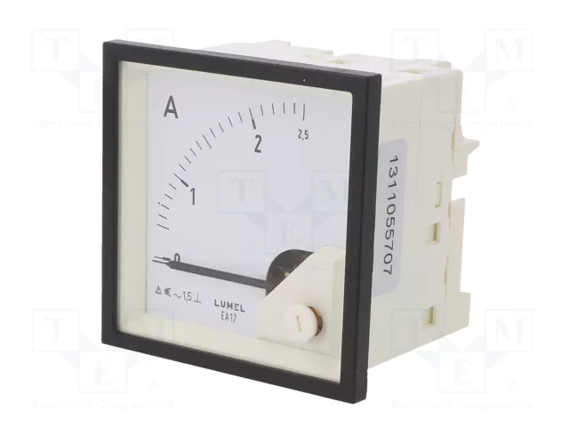 LUMEL EA17N Amperímetro para Panel 0÷2,5A AC True RMS 600V