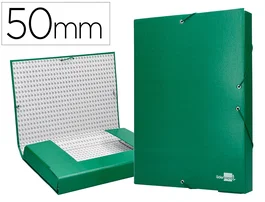 Liderpapel Carpeta proyectos folio lomo 50mm verde
