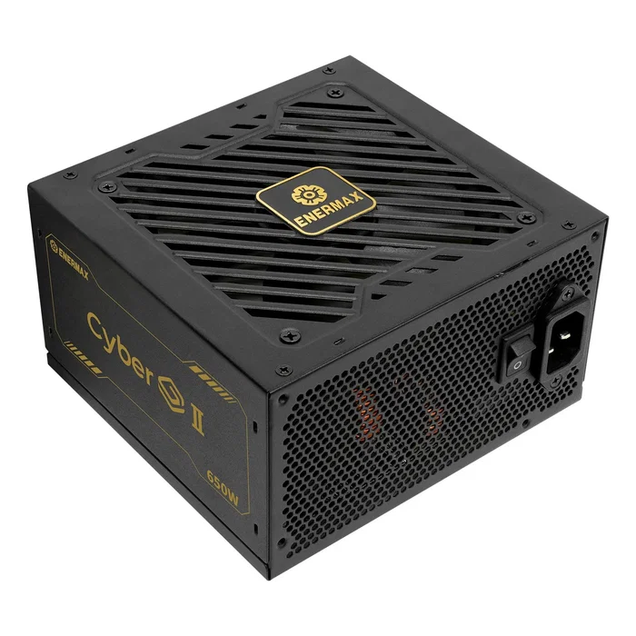 Enermax ERV650G-AHG-NAC Fuente de Alimentación 650W ATX 80 Plus Gold Gaming, Color Negro