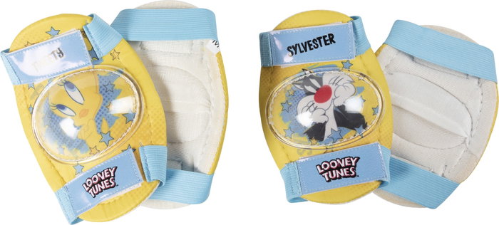 Licensing Kit Protección Codos y Rodillas Looney Tunes Infantil CZ10956 Talla XS (3-6 Años)