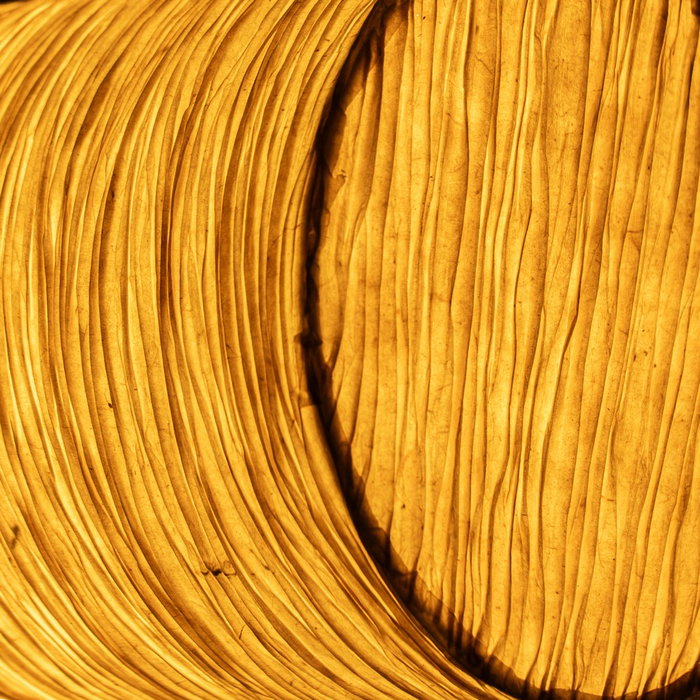 Lámpara Techo Beige Papel-Metal 60 X 60 X 20 cm