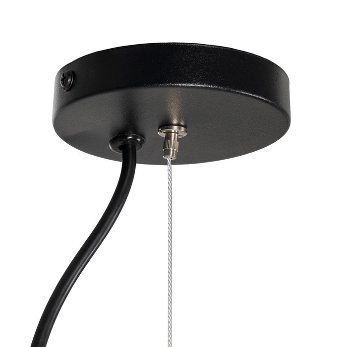 Lámpara Techo Beige Papel-Metal 60 X 60 X 20 cm