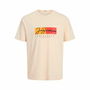 Camiseta de Manga Corta Infantil Jack & Jones Jorfrederiksberg Beige