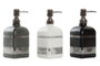 DKD Home Decor Dosificador de Cristal y ABS 450ml Surtido de 3
