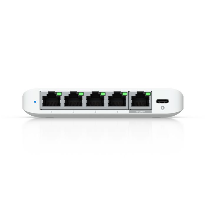 Ubiquiti Conmutador de Red 5 Puertos 2.5G RJ45, 25 Gbps, Conmutación de Capa 2, Alimentación PoE o USB-C, 206 g Ubiquiti Conmutador de Red 5 Puertos 2.5G RJ45, 25 Gbps, Conmutación de Capa 2, Alimentación PoE o USB-C, 206 g