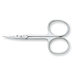 Tres Claveles Tijera Cutícula Curva 3.5" D 3C Acero Carbono Medida 9cm