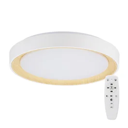 Plafón LED Decorativo 36W CCT 3000-6000K (Tonalidad Luz Regulable) con Control Remoto, Acabado Blanco