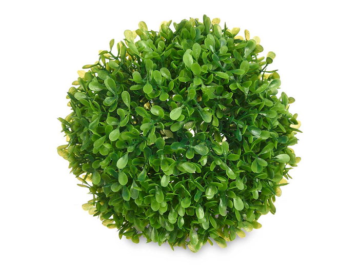 Ibergarden Bola Redonda 17 cm Hojas Verdes Plástico Color Verde (Set de 12)