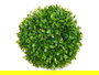 Ibergarden Bola Redonda 17 cm Hojas Verdes Plástico Color Verde (Set de 12)