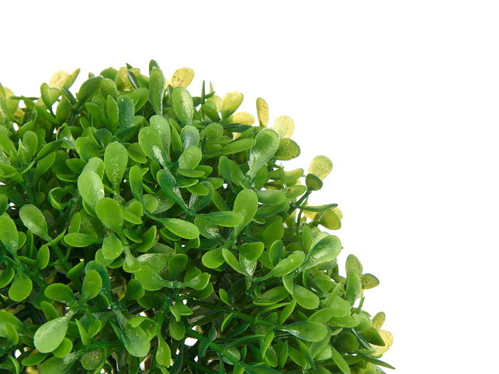 Ibergarden Bola Redonda 17 cm Hojas Verdes Plástico Color Verde (Set de 12)