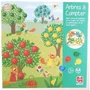 Goula GOU8410446531488 Juego Educativo Árboles para Contar - Completa los Árboles con Frutos según los Dados