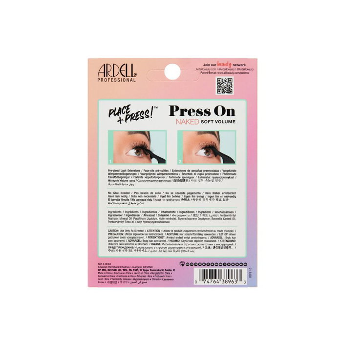 Ardell Press On Naked Soft Volume Underlash Extensiones 60 unidades - Sin Adhesivo