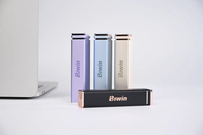 Biwin PD2000 SSD Externo 4 TB USB Tipo C USB 3.2 Gen 2x2 2000 MB/s, Color Púrpura