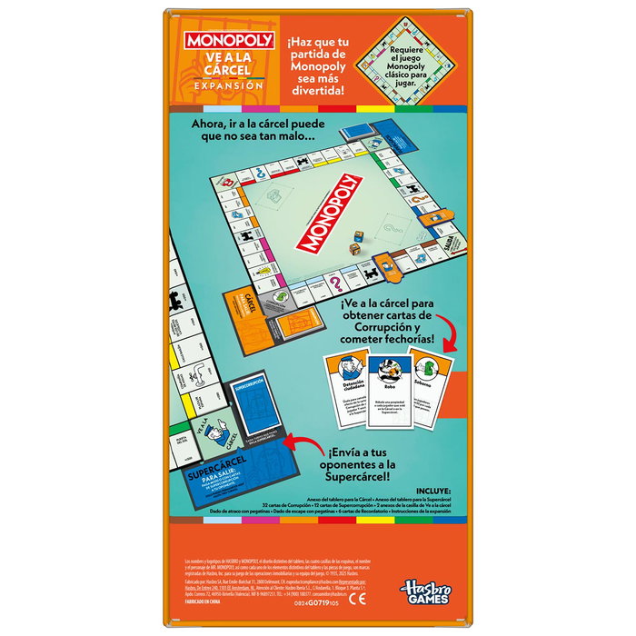 Monopoly Expansión Ve A La Cárcel G0719 Hasbro Español Monopoly Expansión Ve A La Cárcel G0719 Hasbro Español