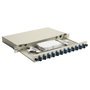 EQUIP Caja de empalme de fibra óptica 12-Port SC-Duplex OS2 1U Gris