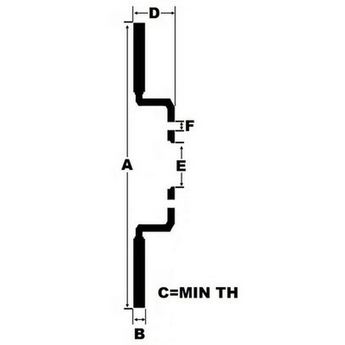 Discos de Freno Black Diamond Rayado 6 BDKBD1293G6 6 Rayas