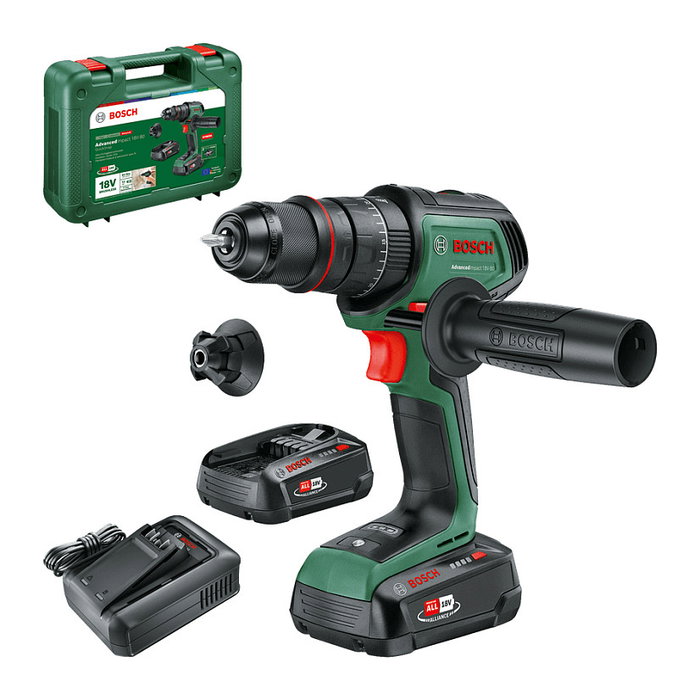 Bosch AdvancedImpact 18V-80 QuickSnap con 2 baterías de 2,5 Ah Bosch AdvancedImpact 18V-80 QuickSnap con 2 baterías de 2,5 Ah