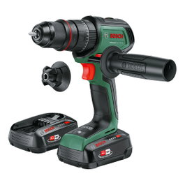 Bosch AdvancedImpact 18V-80 QuickSnap Taladro Percutor Inalámbrico 18V 2x2,5Ah Batería Litio Cargador Maletín POWER FOR ALL