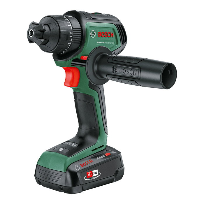 Bosch AdvancedImpact 18V-80 QuickSnap con 2 baterías de 2,5 Ah Bosch AdvancedImpact 18V-80 QuickSnap con 2 baterías de 2,5 Ah