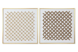 DKD Home Decor Cuadro Lienzo Abstracto Pack de 2