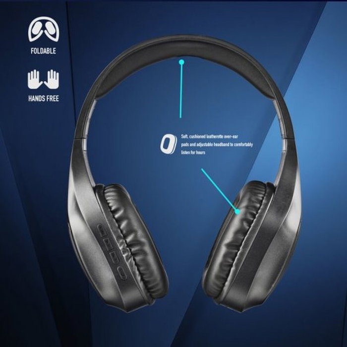 NGS Artica Wrath Auriculares Inalámbricos Negro con Micrófono y Bluetooth 5.1