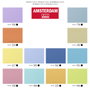 Amsterdam Estuche de pintura acrílica Standard Series pastel, 12 x 20 ml