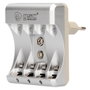 GSC Evolution Cargador de pilas recargables AAA/AA/9V