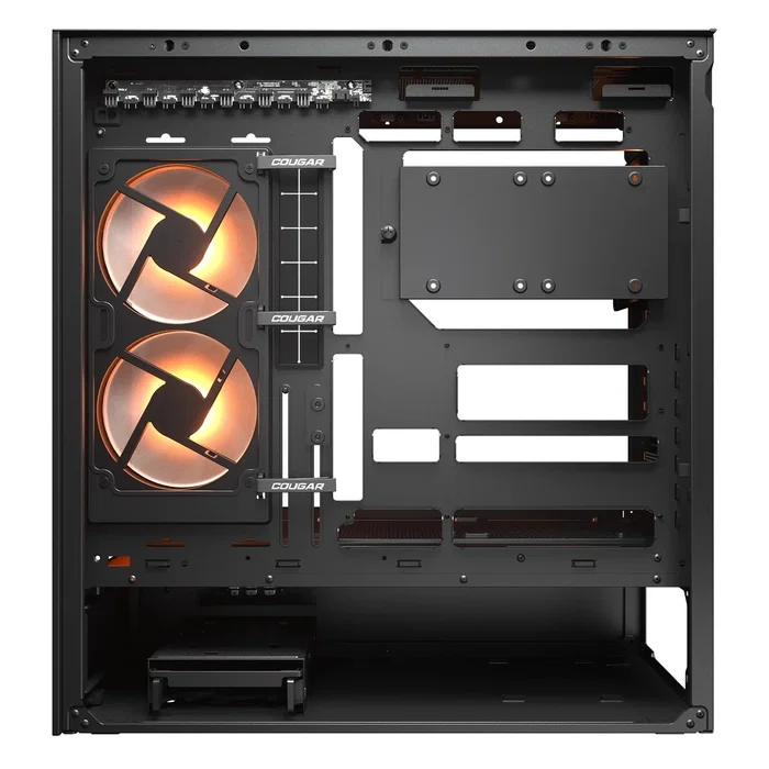 Caja pc cougar midi-tower cfv235, argb, glas, negro