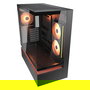 Cougar CFV235 Midi Torre Gaming PC - Caja ATX con Panel de Vidrio Templado ARGB, 3 Ventiladores, 7 Ranuras, Negro, hasta Placa 43 cm