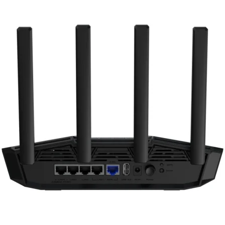 Asus TUF Gaming BE3600 Router WiFi 7 Inalámbrico Dual Band 3600Mbps 2.4GHz 5GHz 4 Antenas 802.11be Asus TUF Gaming BE3600 Router WiFi 7 Inalámbrico Dual Band 3600Mbps 2.4GHz 5GHz 4 Antenas 802.11be