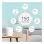 TP-Link Deco X60 AX3000 Router Mesh WiFi 6 de 1 unidad, sistema doméstico blanco, cubre toda la casa, red de malla de doble banda 574+2402 Mbps