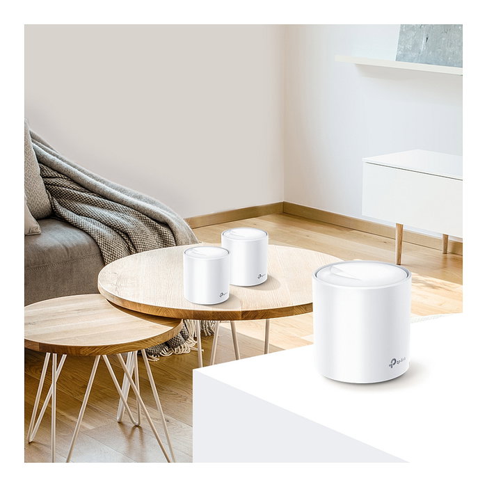 TP-Link Deco X60 AX3000 Router Mesh WiFi 6 de 1 unidad, sistema doméstico blanco, cubre toda la casa, red de malla de doble banda 574+2402 Mbps