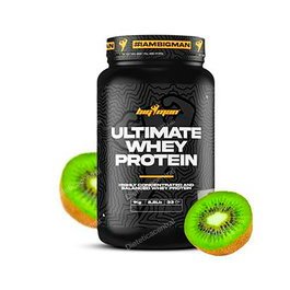BIGMAN Ultimate Whey 1 Kg Kiwi Proteína de Suero de Leche para Deportistas Bebida Aromatizada en Polvo