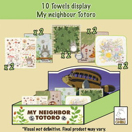 Mi vecino Totoro Mini Toallas Expositor 25 x 25 cm (10)