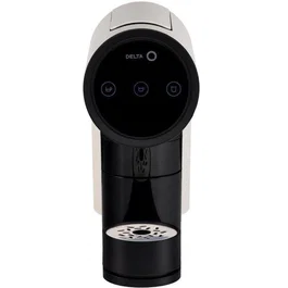 Delta Q Cafetera de cápsulas Iconiq con pantalla táctil, 19 bar, 1200 W, color blanco - Modelo ICONIQ