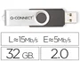 Q-connect Memoria USB Flash 32 GB 2.0 Negra