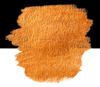 Finetec FINETEC® Premium pastilla de acuarela nacarada Naranja Magma