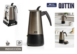 Quttin Cafetera de Inducción Urban Inox 450ml