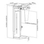 VALUE 17.99.1501 Soporte para PC All-in-One y estaciones de trabajo, Negro