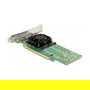 DeLOCK Tarjeta PCIe x16 a 4 NVMe M.2 Interno - Factor Forma Low Profile, Verde, Activo, 32 Gbit/s, Soporte Windows/Linux